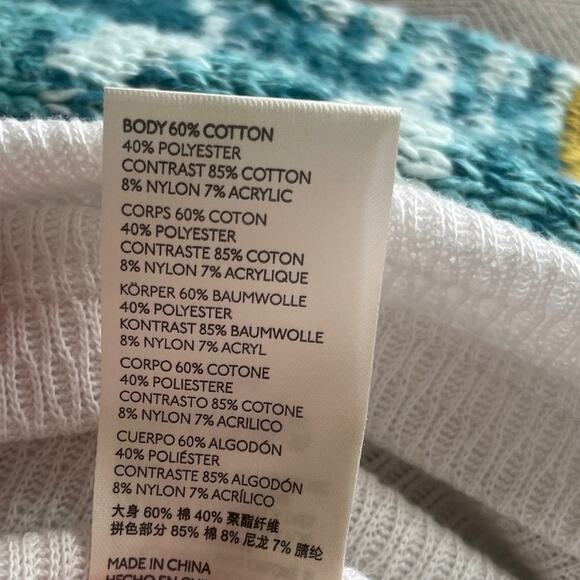 Free People "Swit the Small Stuff" Pullover in Grey Combo Small/Med  NWT - Picture 8 of 8